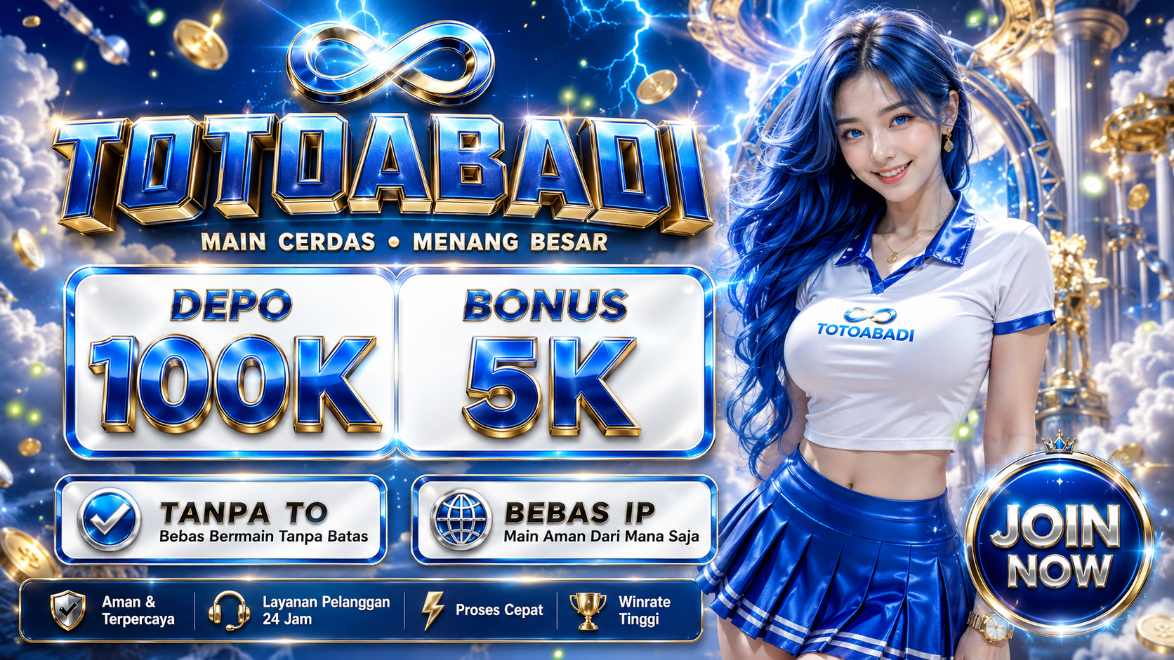 TOTOABADI gila pecah terus, setiap saat ada player yang bisa merasakan sensasi gacor, proses cepat, aman, nyaman dan terpercaya seindonesia